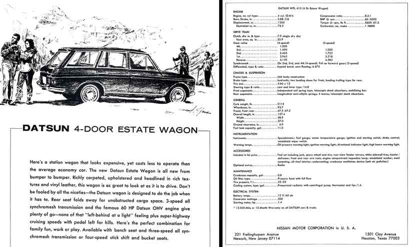 Nissan Datsun WPL 410 Estate Wagon