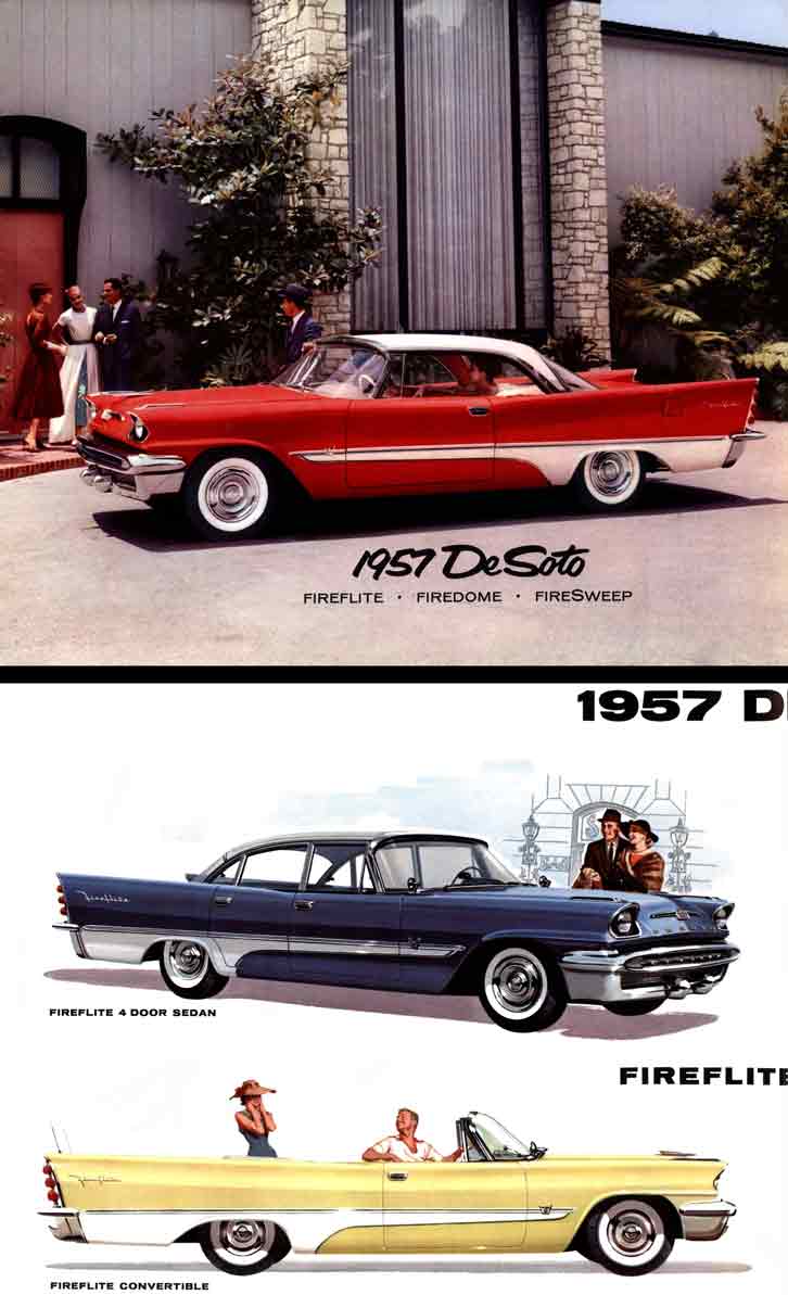 Desoto 1957 - 1957 Desoto Fireflite, Firedome, Firesweep