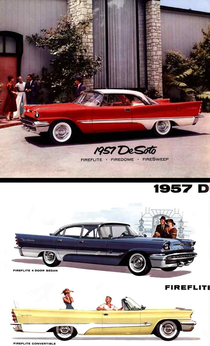 Desoto 1957 - 1957 Desoto Fireflite, Firedome, Firesweep