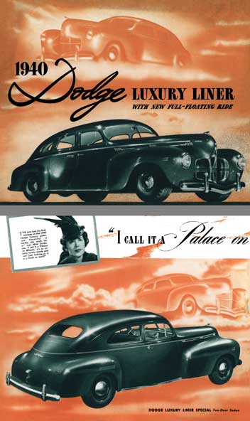Dodge 1940 - 1940 Dodge Luxury Liner with New Full-Floating Ride