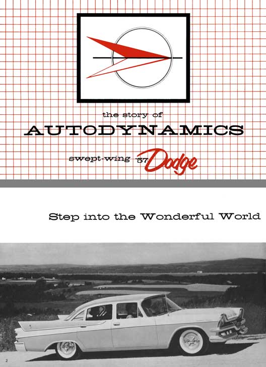 Dodge 1957 - the Story of Autodynamics - Swept-Wing 57 Dodge