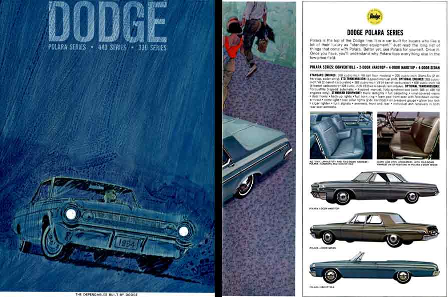 Dodge 1964 - 1964 Dodge Polara Series - 440 Series - 330 Series