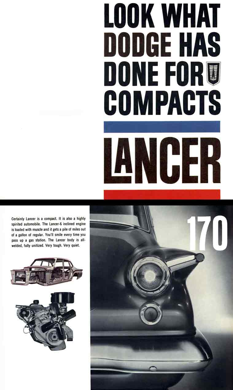 Dodge Lancer 1961 - Look What Dodge Has Done For Compacts: Lancer