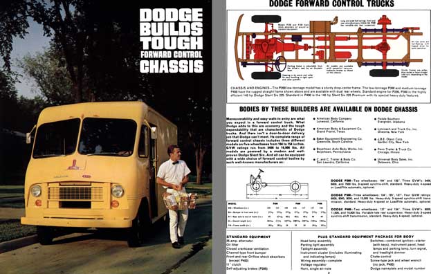 Dodge Trucks c1966 - Dodge Builds Tough Forward Control Chassis