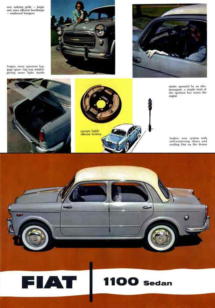 Fiat 1100 Sedan (c1957) - 1100 Family Station Wagon, 1100 Deluxe