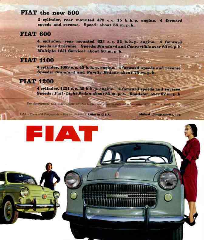 Fiat 500 (c1955) - the New 500