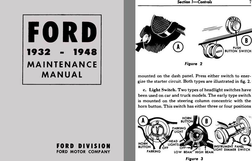 Ford 1932 - 1948 Maintenance Manual