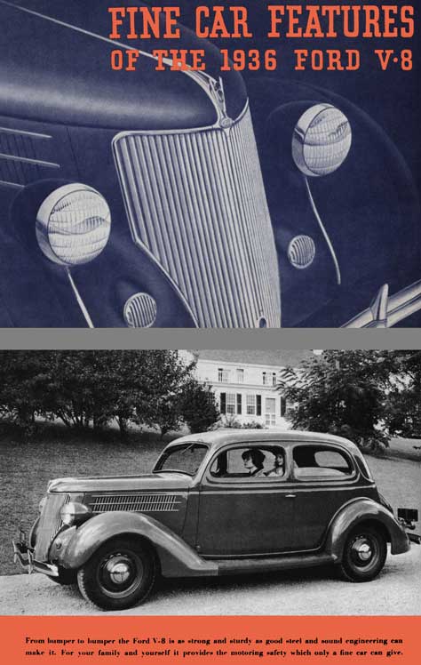 Ford 1936 - Fine Car Features of the 1936 Ford V-8