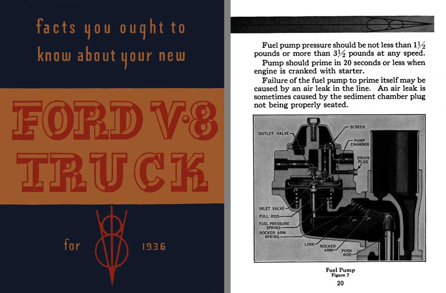 Ford 1936 - Ford V8 Truck for 1936 - facts you ought to know about your new Ford V-8 Truck