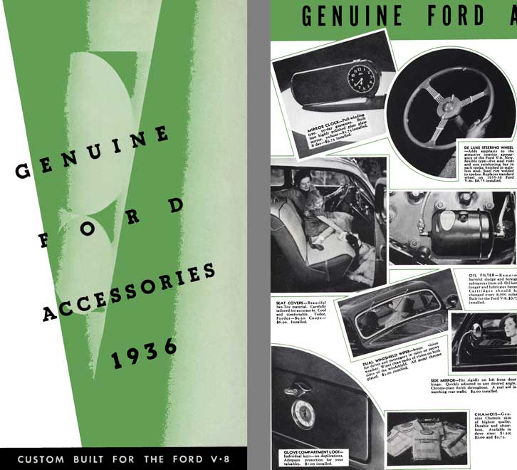 Ford 1936 - Genuine Ford Accessories 1936 - Custom Built for the Ford V-8