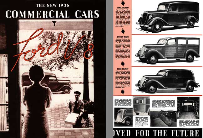 Ford 1936 - The New 1936 Commercial Cars Ford V8