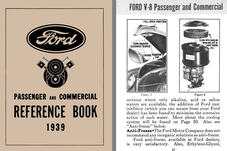 Ford 1939 - Ford Passenger & Commercial Reference Book 1939