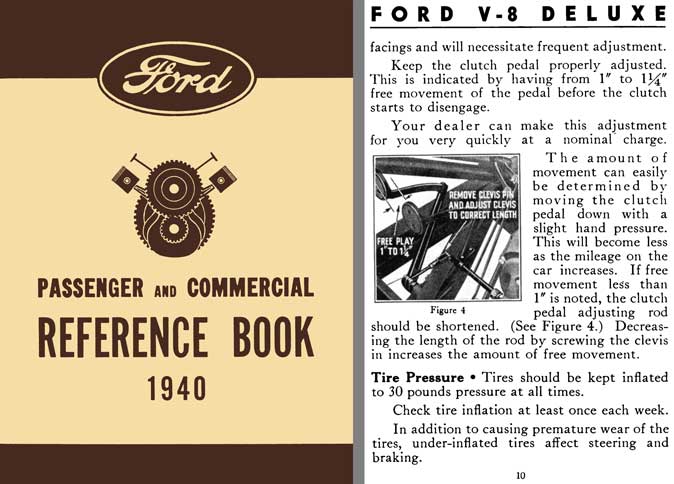 Ford 1940 - Ford Passenger & Commercial Reference Book 1940