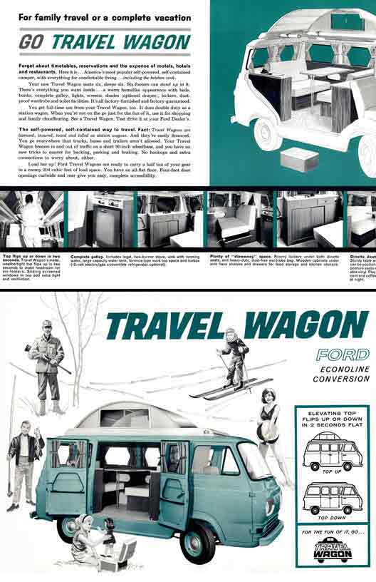 Travel Wagon Econoline Conversion Ford 1963