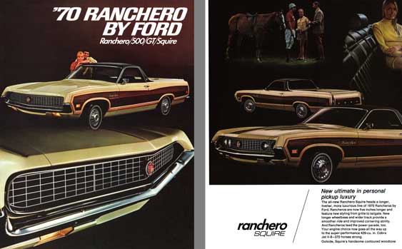 Ford 1970 - '70 Ranchero by Ford  Ranchero/500/GT/Squire