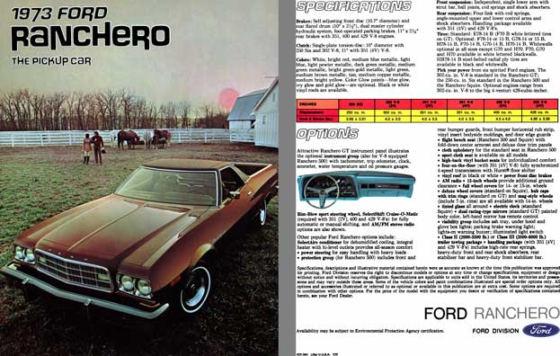 Ford 1973 - 1973 Ford Ranchero - The Pickup Car