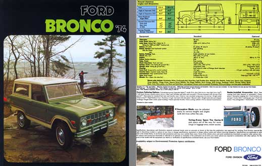 Ford 1974 - Ford Bronco '74