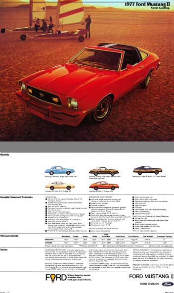 Ford 1977 - 1977 Ford Mustang II Sweet Handling (12pg)