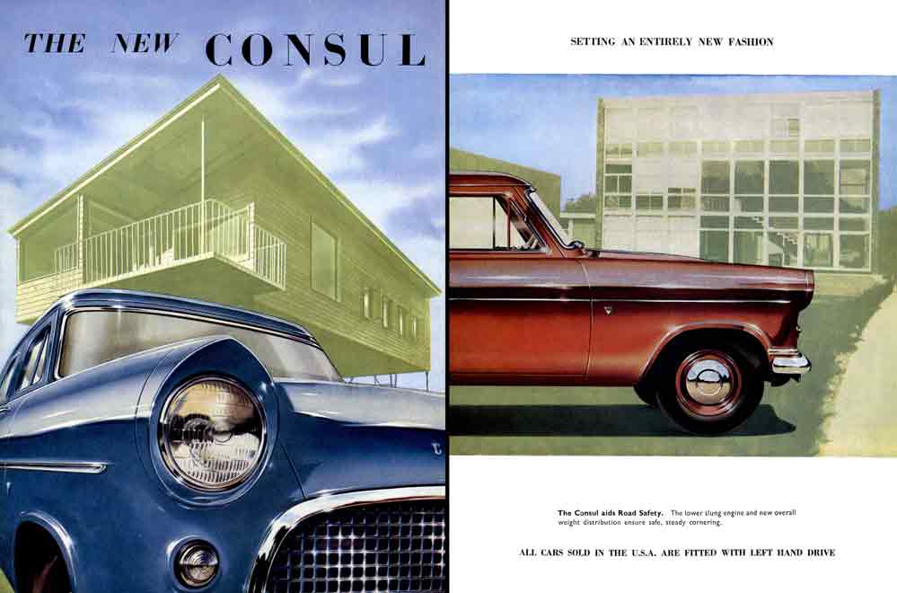 Ford Consul c1956 The New Ford Consul c1956 English Ford