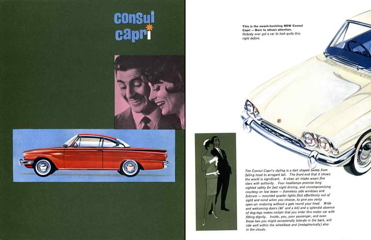 Consul Capri Ford (c1961) - Ford Consul Capri English Ford