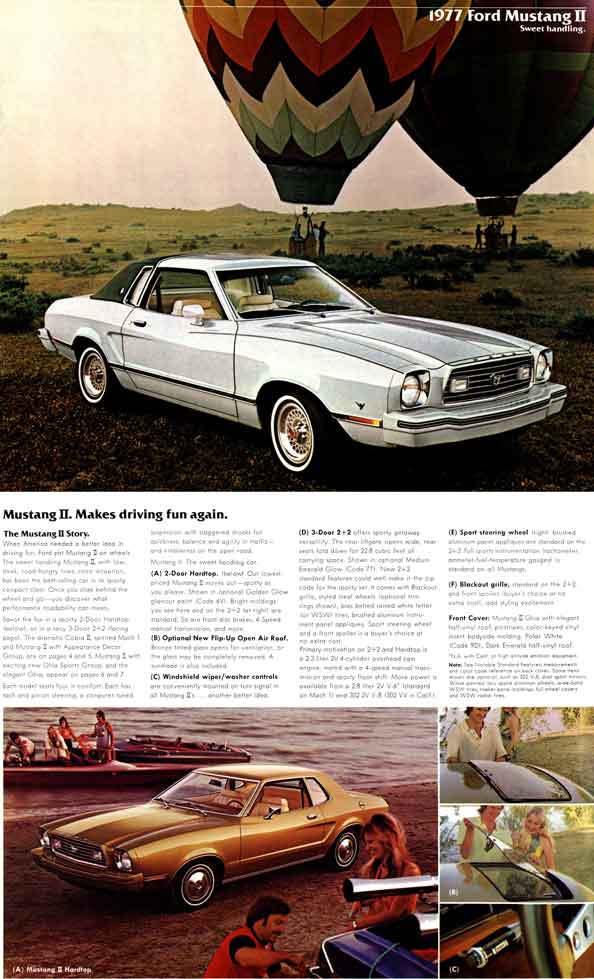 Ford Mustang 1977 - 1977 Ford Mustang II - Sweet handling