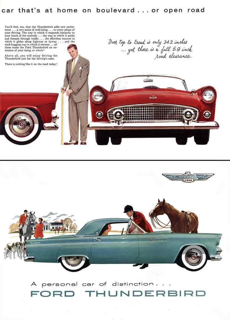 Ford Thunderbird 1954 - a personal car of distinction