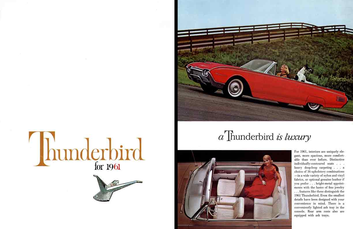 Thunderbird 1961 Ford - Thunderbird for 1961