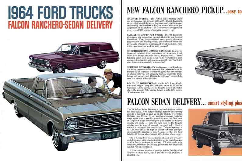 Falcon Ranchero 1964 - Ford Trucks 1964 - Sedan Delivery