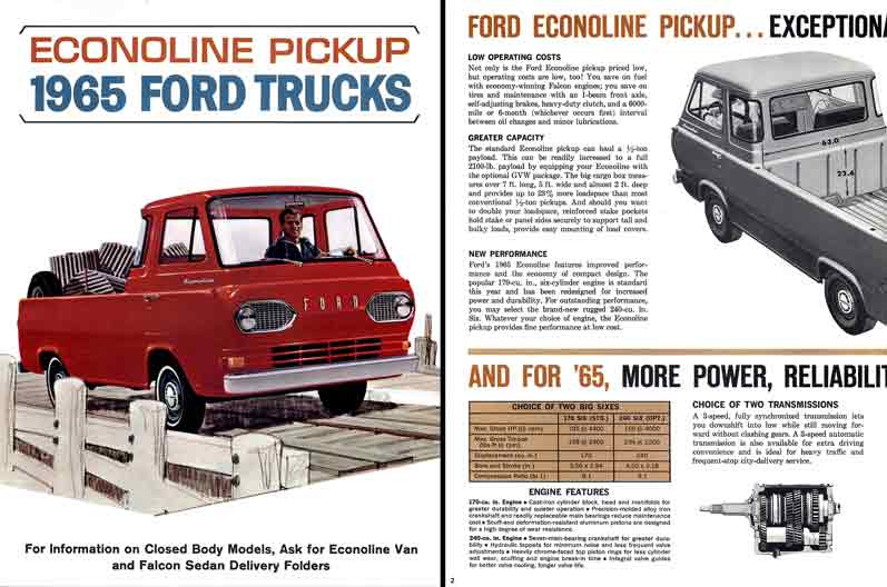 Econoline Pickup - Ford Trucks 1965