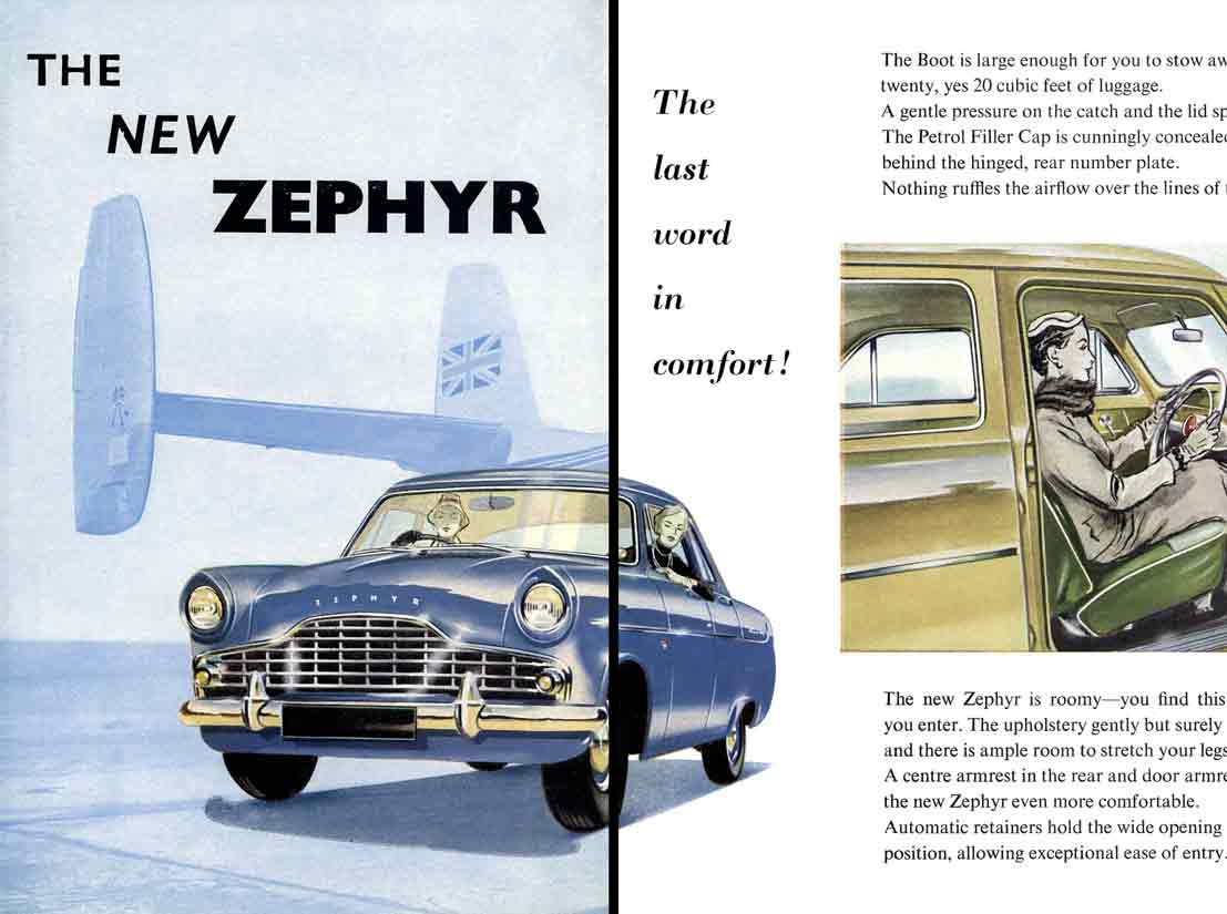 Ford Zephyr (c1961) - The New Zephyr - English Ford