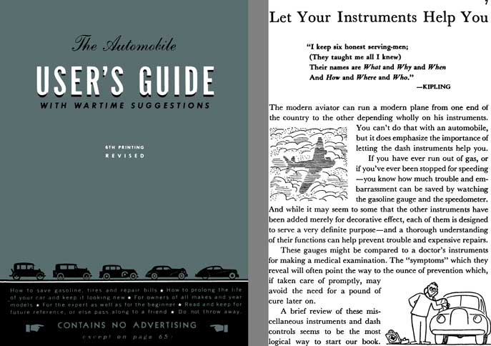 General Motors 1942 - The Automobile User's Guide with Wartime Suggestions