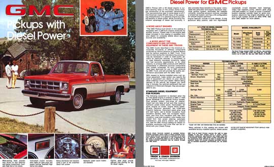 GMC 1978 - GMC Pickups with Diesel Power