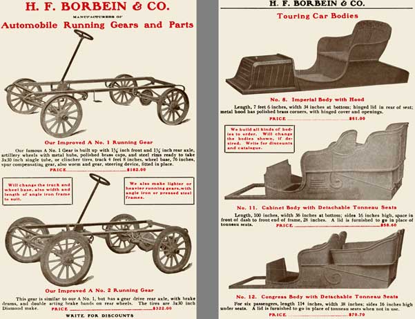 H.F. Borbein 1904 - H.F. Borbein & Co, Manufacturers of Automobile Running Gears and Parts