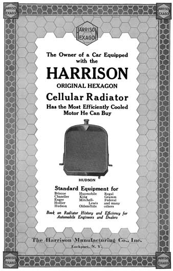 Harrison 1916 - Harrison Ad - The Owner of a Car Equipped with the Harrison Original Hexagon