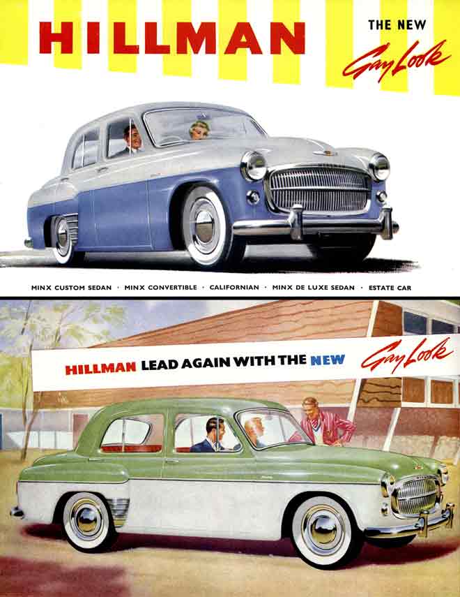 Minx Hillman 1957 - The New Gay Look