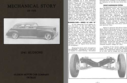 Hudson 1941 - Mechanical Story of the 1941 Hudsons