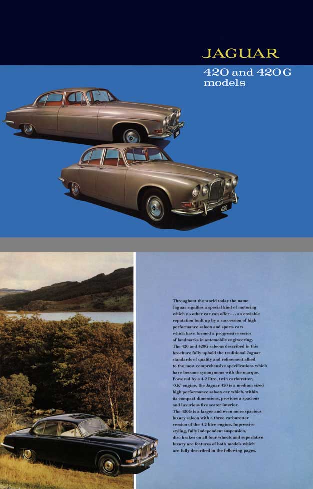 Jaguar 1967 - Jaguar 420 and 420G Models 1967