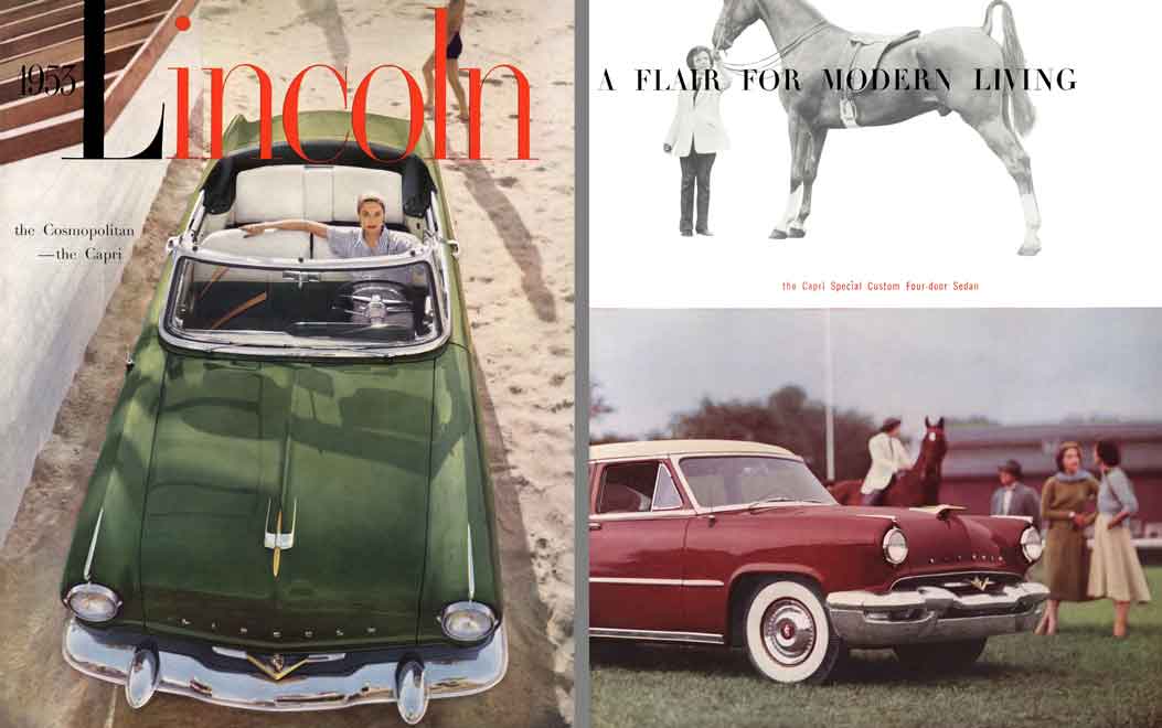 Lincoln 1953 - 1953 Lincoln - the Cosmopolitan - the Capri