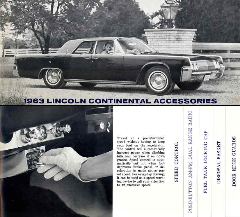 Continental Lincoln 1963 Accessories