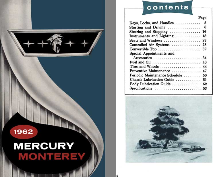 Lincoln -Mercury 1962 - 1962 Mercury Monterey Owner's Manual