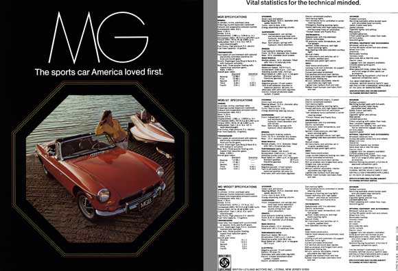 MG 1973 - MG  The Sports Car America Loved First