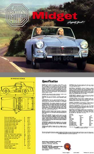 MG Midget 1964 Safety Fast!