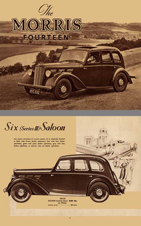 Morris 1938 - The Morris Fourteen