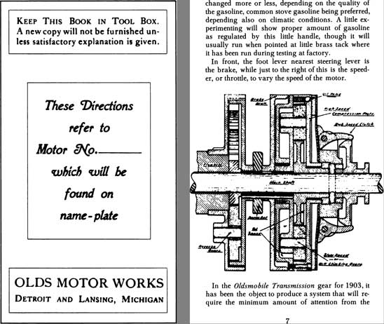 Oldsmobile 1904 - 1904 Oldsmobile Owner's Manual