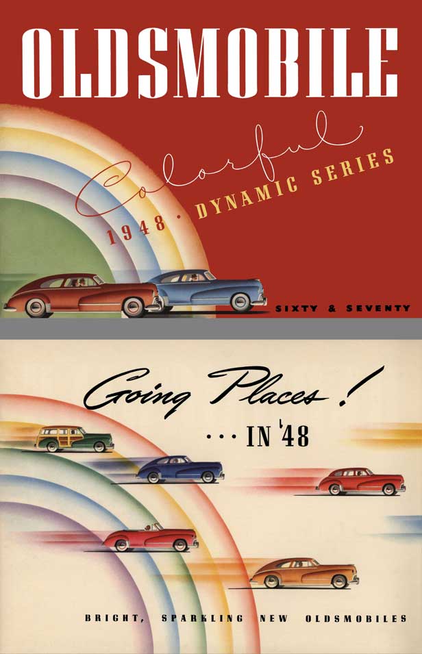 Oldsmobile 1948 - Oldsmobile Colorful 1948 Dynamic Series - Sixty & Seventy