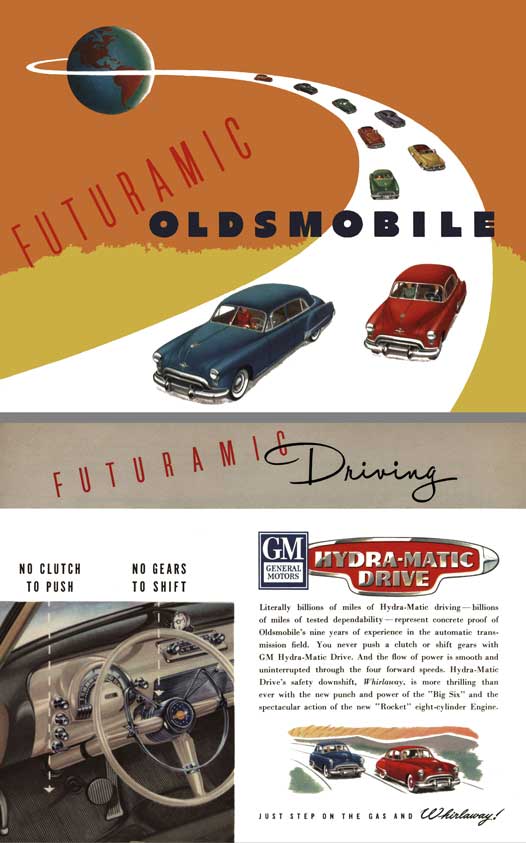 Oldsmobile 1948 Futuramic - Olds 76 Series, Olds 88 Series & Olds 98 Series