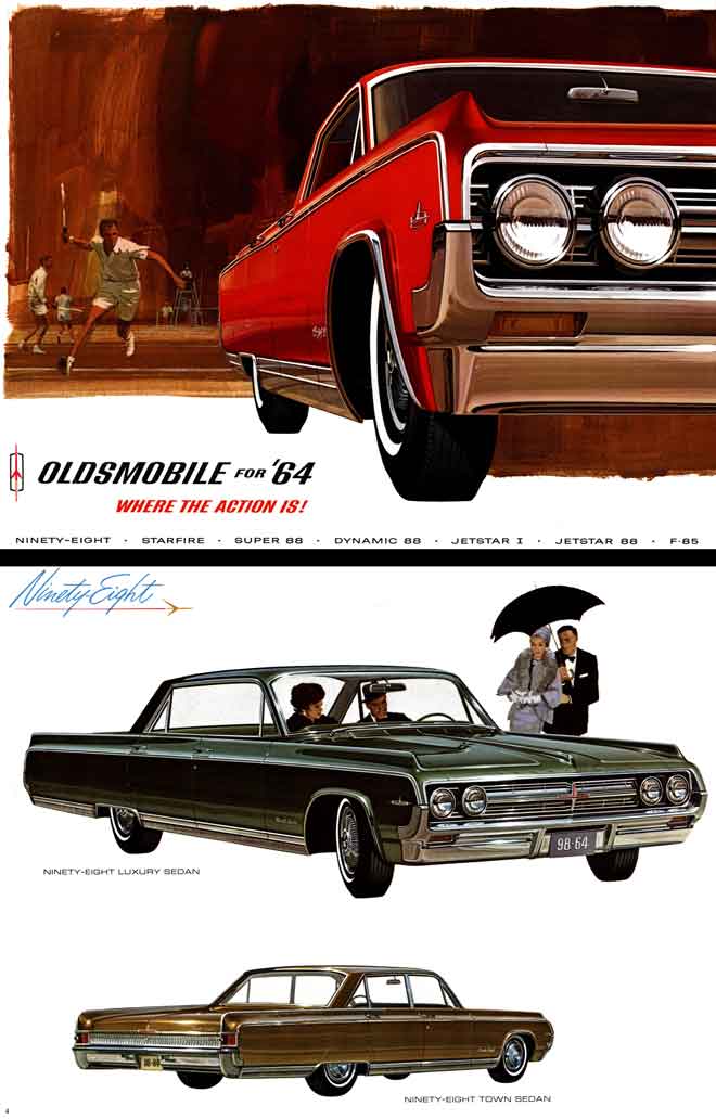 Oldsmobile 1964 - Oldsmobile for '64 Where the Action is!