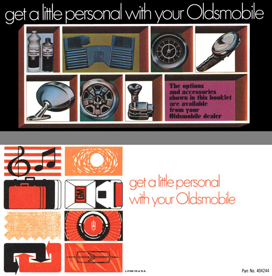 Oldsmobile 1969 - Get a Little Personal with Your Oldsmobile - Option & Accessories