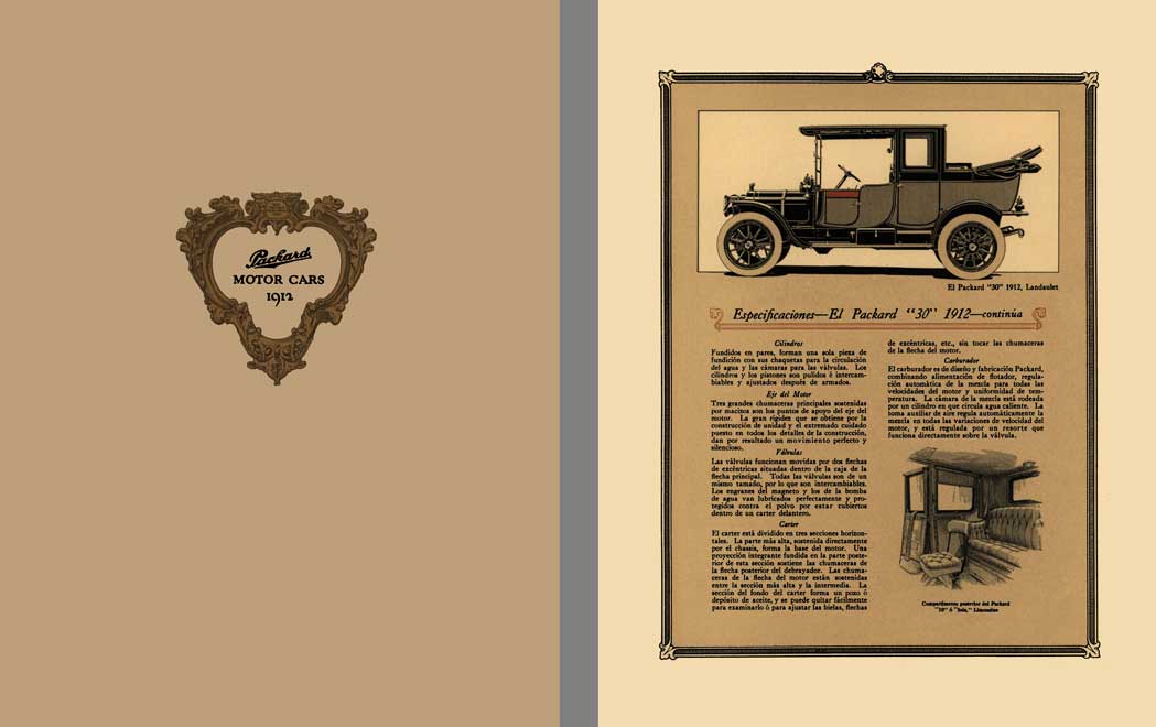 Packard 1912 - Packard Motor Cars 1912 (Spanish Edition) Packard 30