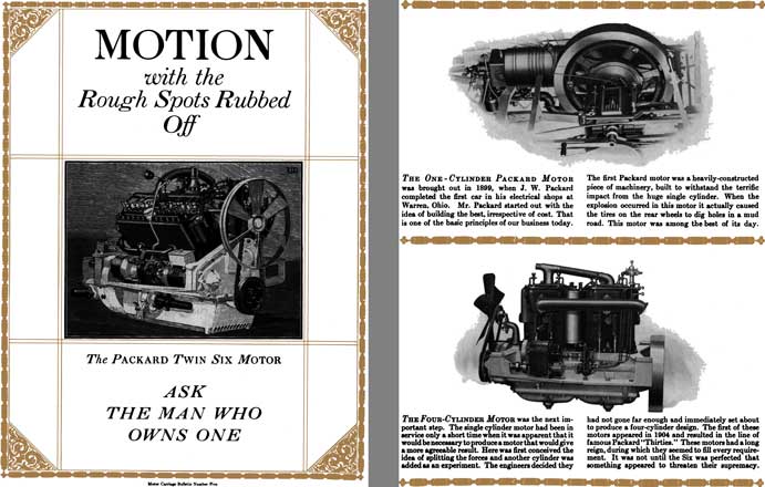Packard 1916 - Motion with the Rough Spots Rubbed Off - The Packard Twin Six Motor